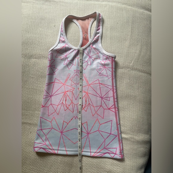 Ivviva Geometric Pink and White Tank Top - Picture 2 of 5
